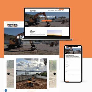 référencement site web pour société de terrassement par Interpaul